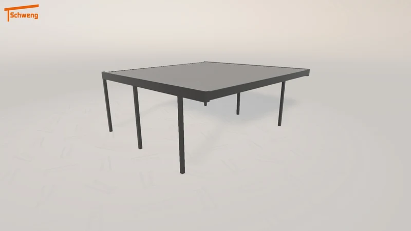 #DE Schweng Flachdachcarport C600+ (ID bkr443)