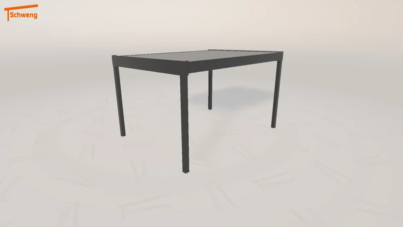 #DE Schweng Flachdachcarport C600 (ID 33255y)