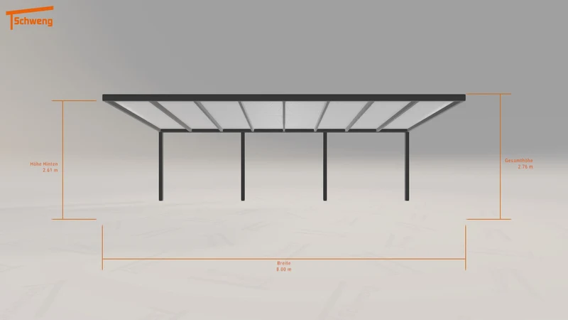 #DE Schweng Pultdachcarport S350 (ID qd7xx7) #MTG