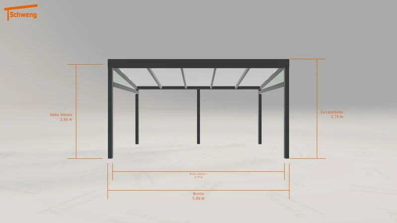 #DE Schweng Terrassenüberdachung S400 (ID rjyj8k)