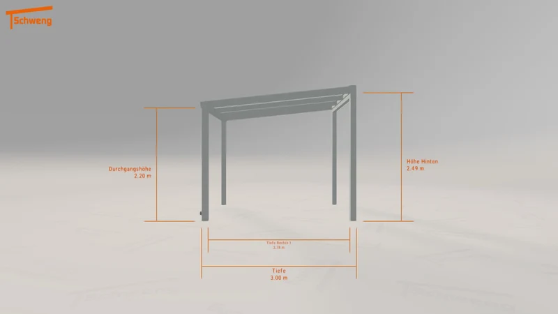 #DE Schweng Terrassenüberdachung S350 (ID jjmvzx)