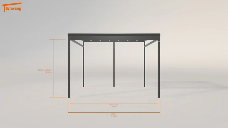 #DE Schweng Pultdachcarport S400 (ID w3j5db)
