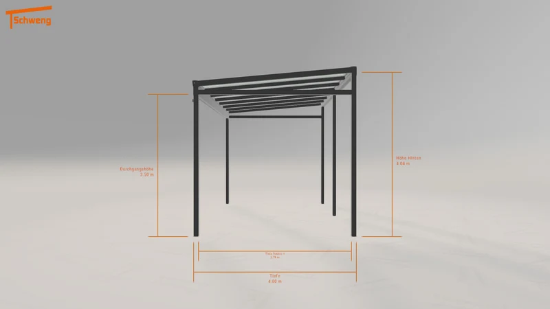 #DE Schweng Pultdachcarport S400 (ID w3j5db)