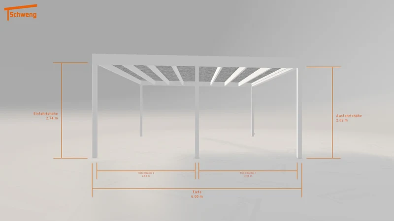 #DE Schweng Flachdachcarport C600+ (ID w3mxb3) #MTG