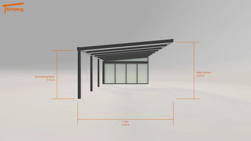 #DE Schweng Terrassenüberdachung S400 (ID 33yn8g)