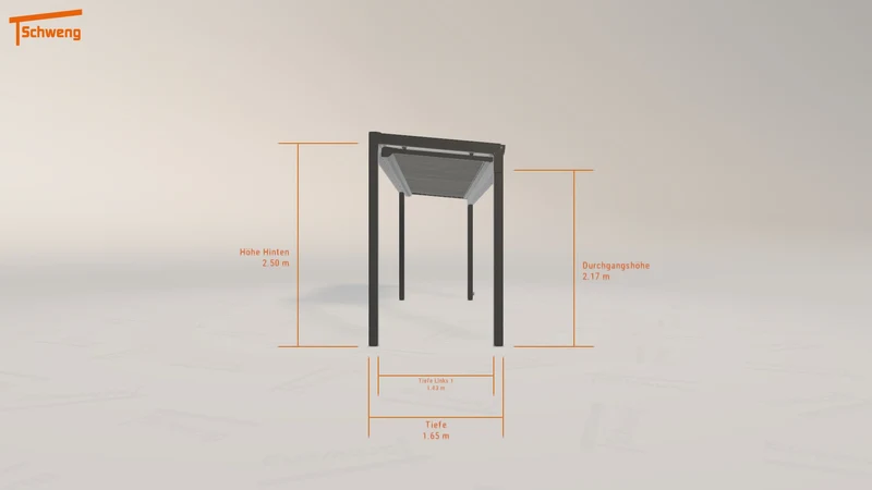 #DE Schweng Terrassenüberdachung S350 (ID v42vrb)