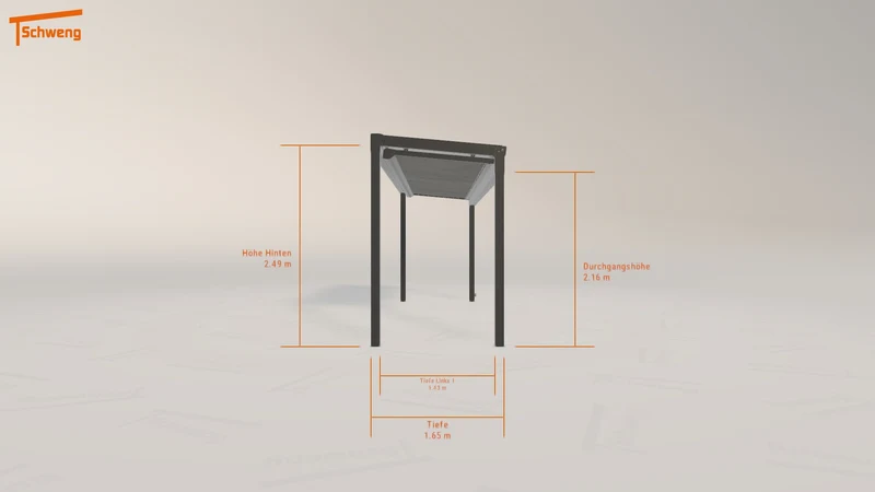 #DE Schweng Terrassenüberdachung S350 (ID zb38gv)