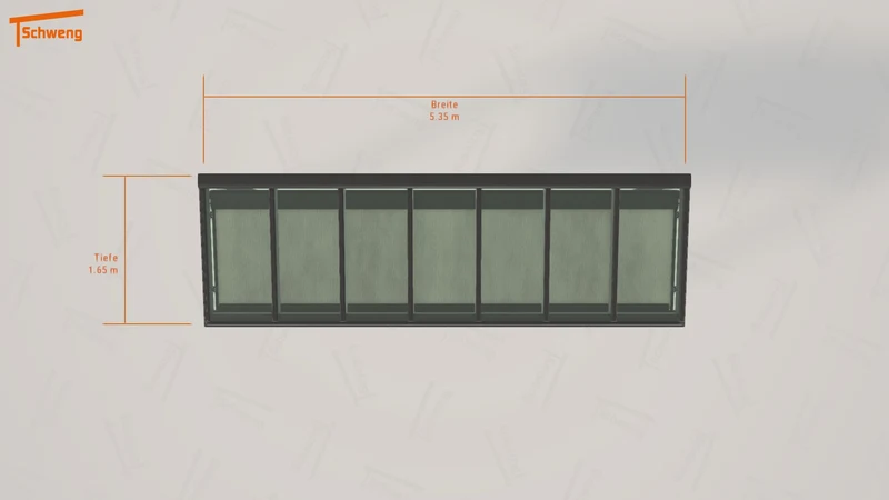#DE Schweng Terrassenüberdachung S350 (ID zb38gv)