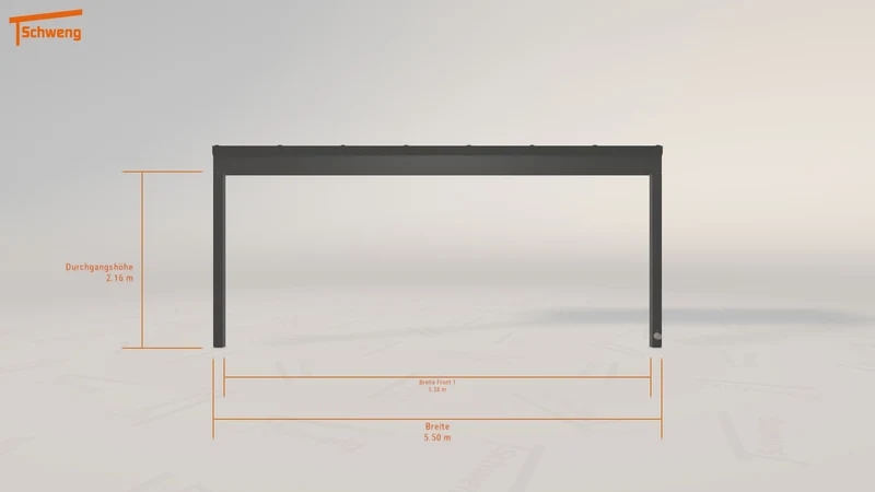 #DE Schweng Terrassenüberdachung S350 (ID 85jxrm)