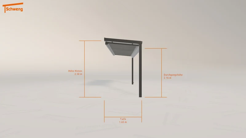 #DE Schweng Terrassenüberdachung S350 (ID 85jxrm)