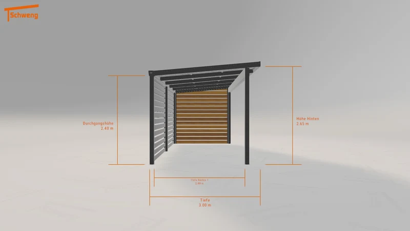 #DE Schweng Pultdachcarport S400 (ID x7zqjj) #MTG