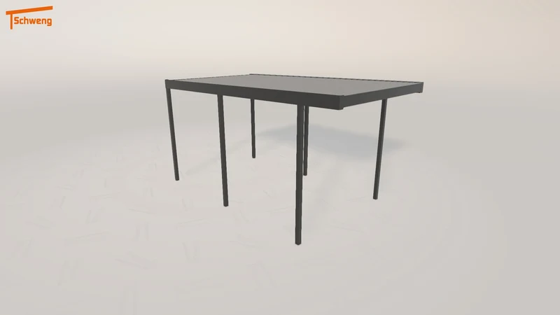 #DE Schweng Flachdachcarport C600 (ID jjgdvp)