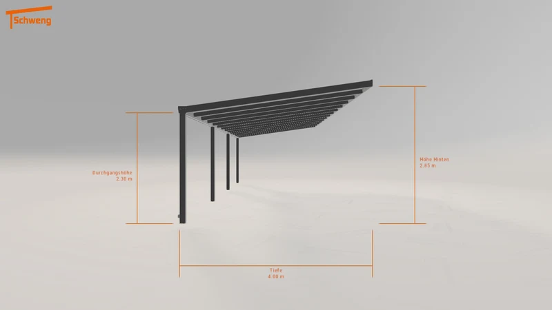 #DE Schweng Terrassenüberdachung S400 (ID 9w4bgy)