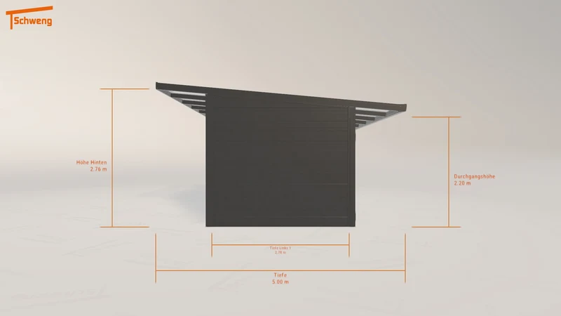 #DE Schweng Pultdachcarport S400 (ID qd9pj8)