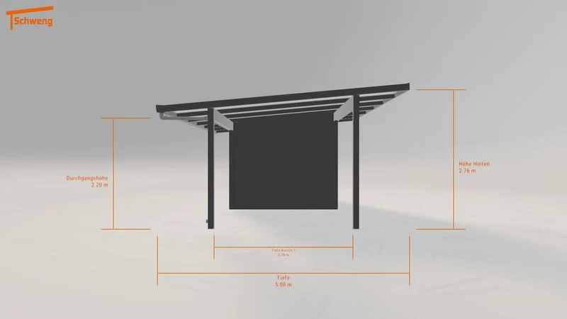 #DE Schweng Pultdachcarport S400 (ID qd9pj8)