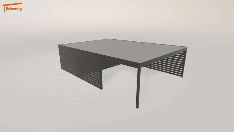 #DE Schweng Flachdachcarport C600 (ID n5vzvb) #MTG
