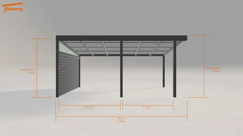 #DE Schweng Pultdachcarport S400 (ID 9w4gbv) #MTG