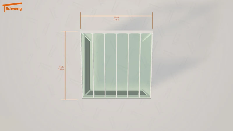 #DE Schweng Terrassenüberdachung S400 (ID bkr5n2)