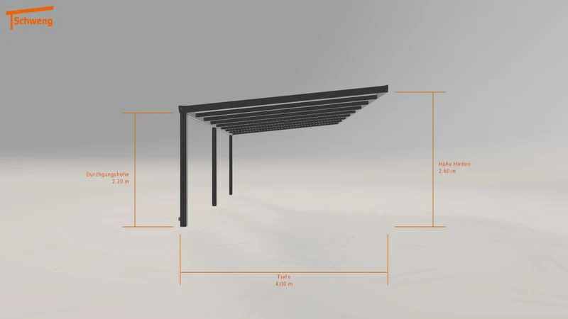 #DE Schweng Terrassenüberdachung S400 (ID 773nnv)