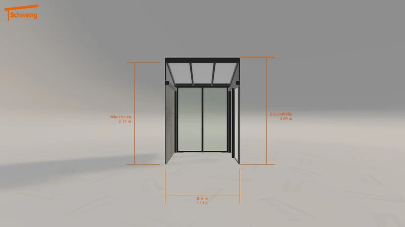 #DE Schweng Terrassenüberdachung S350 (ID dvdb2y)