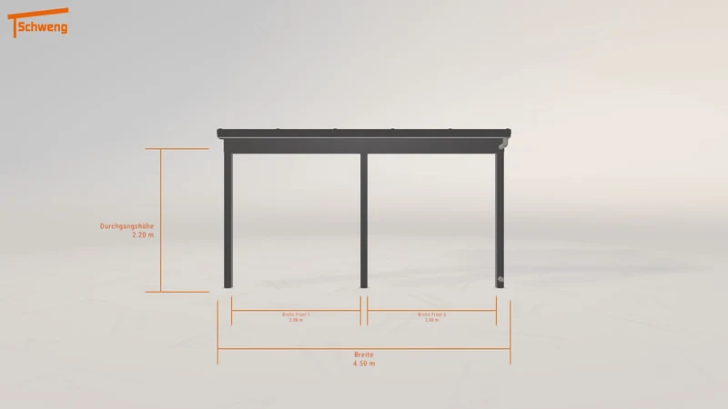 #DE Schweng Terrassenüberdachung S350 (ID n5v2y4)