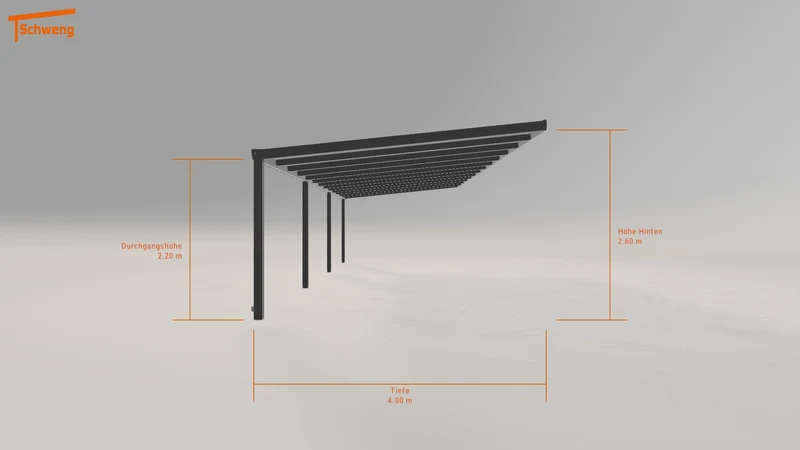 #DE Schweng Terrassenüberdachung S400 (ID 5mrxzw)