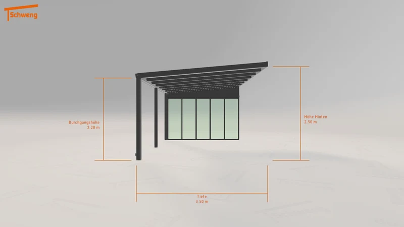 #DE Schweng Terrassenüberdachung S350 (ID 5m7m9r)
