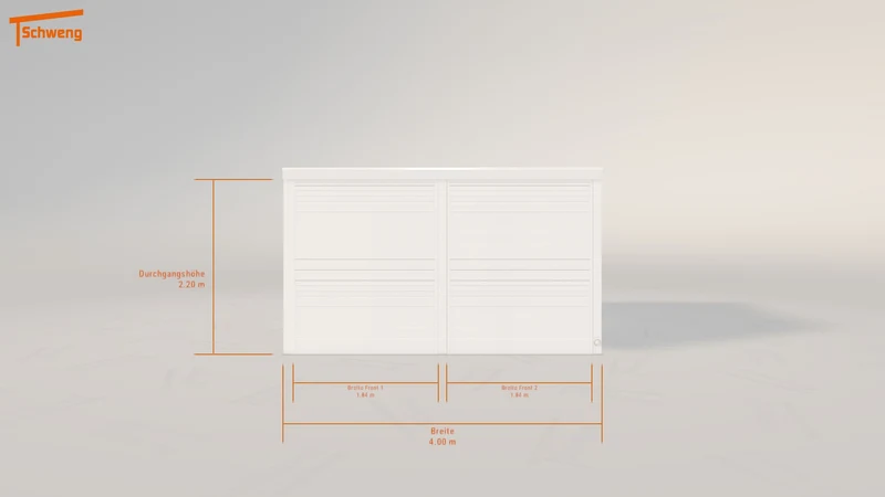 #AT Schweng Pultdachcarport S400 (ID dvdvz7)