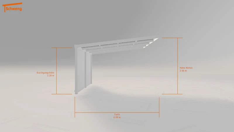 #AT Schweng Pultdachcarport S400 (ID dvdvz7)