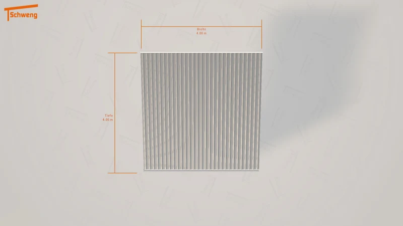 #AT Schweng Pultdachcarport S400 (ID dvdvz7)