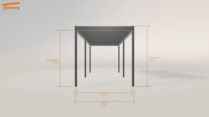 #DE Schweng Flachdachcarport C600 (ID v4gwjj)