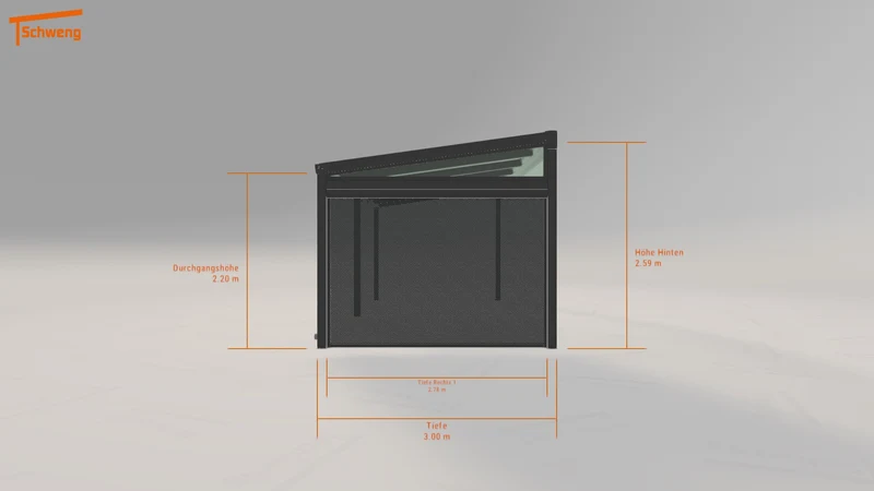 #DE Schweng Terrassenüberdachung S350 (ID bkrxqr)