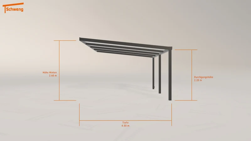 #DE Schweng Terrassenüberdachung S400 (ID 773v28)