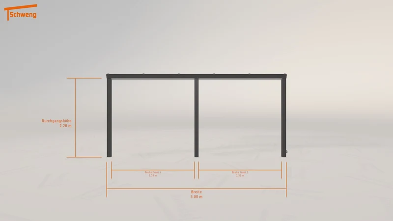 #DE Schweng Pultdachcarport S350 (ID ygmp44)
