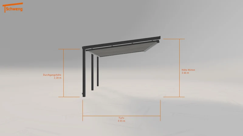 #DE Schweng Terrassenüberdachung S350 (ID g7v558)