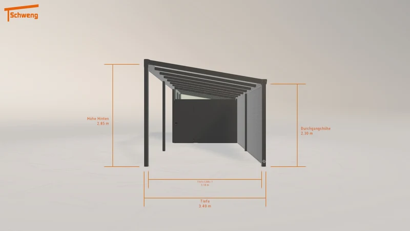 #DE Schweng Pultdachcarport S400 (ID zb9wxm)