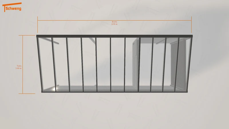 #DE Schweng Pultdachcarport S400 (ID zb9wxm)