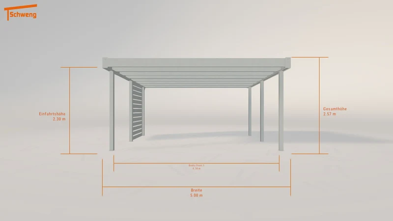 #DE Schweng Flachdachcarport C600+ (ID mjk2r4) #MTG