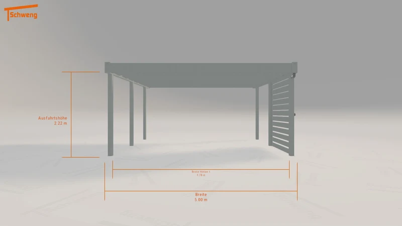 #DE Schweng Flachdachcarport C600+ (ID mjk2r4) #MTG