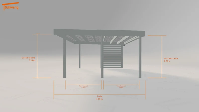 #DE Schweng Flachdachcarport C600+ (ID mjk2r4) #MTG