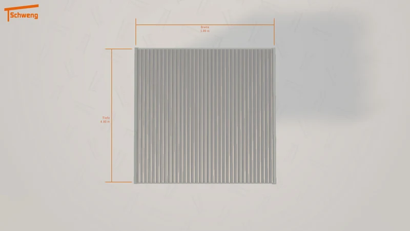 #DE Schweng Flachdachcarport C600+ (ID mjk2r4) #MTG