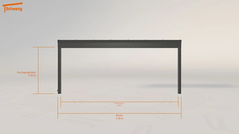 #DE Schweng Terrassenüberdachung S350 (ID g7dn8m)