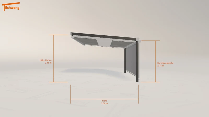 #DE Schweng Terrassenüberdachung S400 (ID bkdz4g)