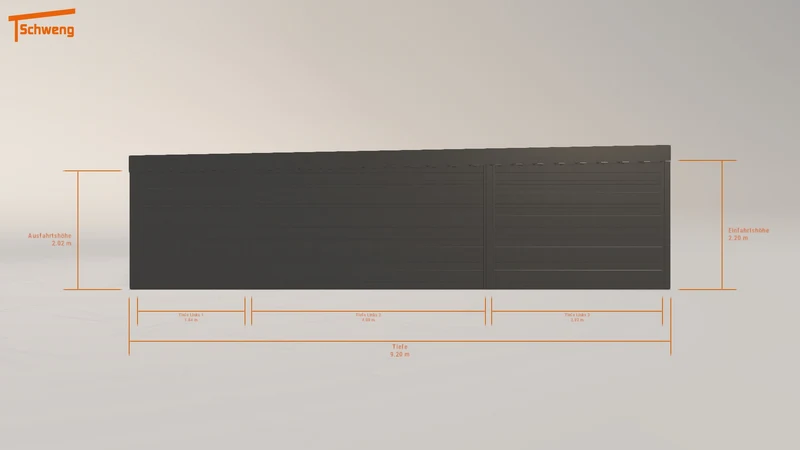 #DE Schweng Flachdachcarport C600 (ID pb5kx2) #MTG