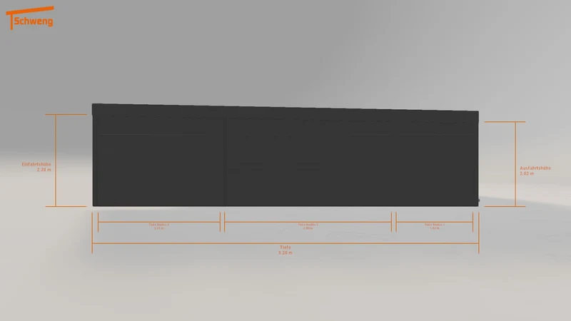 #DE Schweng Flachdachcarport C600 (ID pb5kx2) #MTG