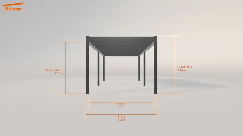 #DE Schweng Flachdachcarport C600 (ID 5mrkj4) #MTG