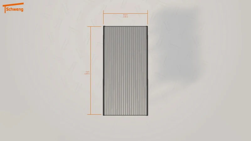 #DE Schweng Flachdachcarport C600 (ID 5mrkj4) #MTG