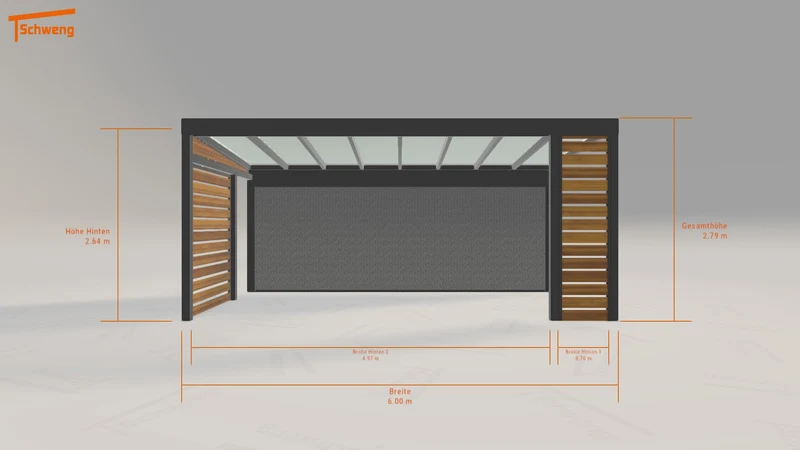 #DE Schweng Terrassenüberdachung S400 (ID g7vxwm)