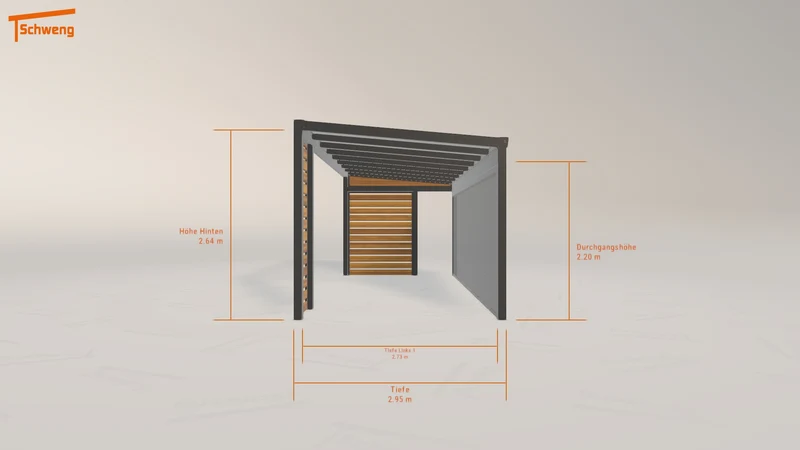#DE Schweng Terrassenüberdachung S400 (ID g7vxwm)