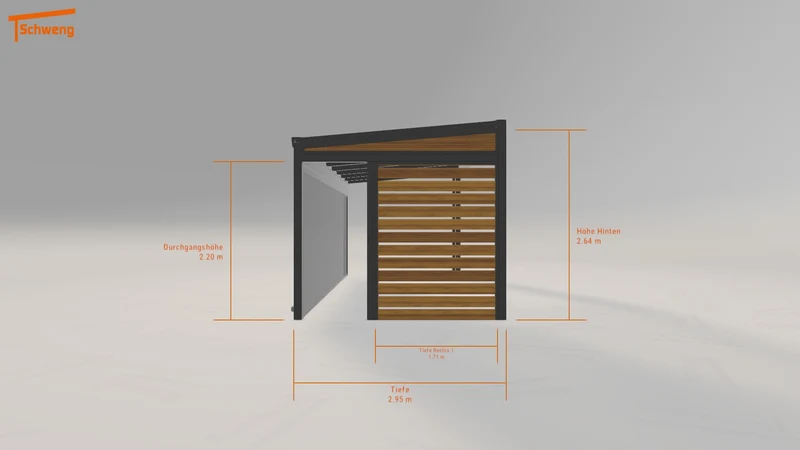 #DE Schweng Terrassenüberdachung S400 (ID g7vxwm)